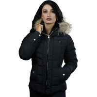 Produktbild von Flags&Cup Damen Daunenjacke Rauma Winterjacke aus Polyester in Blau oder Schwarz Größe XS