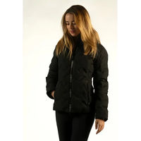 Produktbild von Flags&Cup Daunenjacke für Damen zum Reiten in Schwarz Größe S