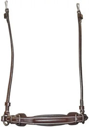 Produktbild von Flags&Cup Deutsches Reithalfter für Pferde aus Leder in Braun