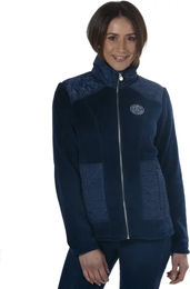 Produktbild von Flags&Cup Fleece-Reitjacke für Damen in Blau Größe M