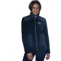 Produktbild von Flags&Cup Fleece-Reitjacke für Damen in Blau Größe M
