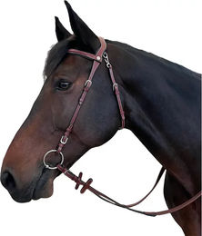 Produktbild von Flags&Cup Freedom Reittrense für Ponys aus Edelstahl in Braun