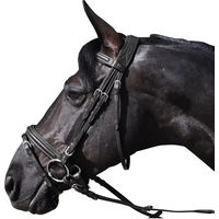 Produktbild von Flags&Cup Hickstead Zaumzeug für Ponys aus Edelstahl in Schwarz