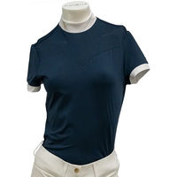 Produktbild von Flags&Cup Isadora Turnier-Poloshirt für Damen aus Polyester in Weiß Blau und Marine Größe XXL