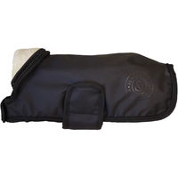 Produktbild von Flags&Cup Jamsa Wasserdichter Fleece-Wintermantel für Hunde in Schwarz Größe S
