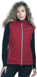 Produktbild von Flags&Cup Kiana Ärmellose Daunenjacke für Damen in Rot Größe M