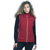 Produktbild von Flags&Cup Kiana Ärmellose Daunenjacke für Damen in Rot Größe XS