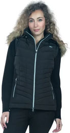Produktbild von Flags&Cup Kiana Ärmellose Daunenjacke für Damen in Schwarz Größe XS