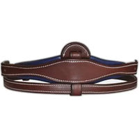 Produktbild von Flags&Cup Leder Nasenriemen 1/2 rund Braun für Vollblut