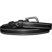 Produktbild von Flags&Cup Leder-Riemen für Pferde-Reithalfter in Schwarz Größe M
