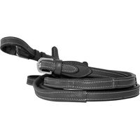 Produktbild von Flags&Cup Lederzügel für Pferde in Schwarz