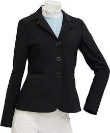 Produktbild von Flags&Cup Livia Turnierjacke für Mädchen in Schwarz aus Polyester