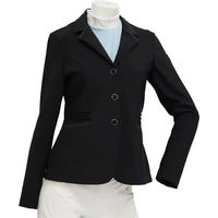 Produktbild von Flags&Cup Livia Turnierjacke für Mädchen in Schwarz aus Polyester