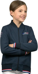 Flags&Cup Mädchen Sweatshirt Reiten mit Reißverschluss Frankreich Limited Edition – Bild 1 von 1