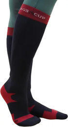 Produktbild von Flags&Cup Niccolo Reitsocken Unisex aus Polyester Größe 42/44 Blau Schwarz