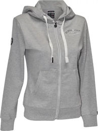 Produktbild von Flags&Cup Reit-Kapuzenpullover für Damen in Grau aus Baumwolle