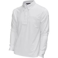 Produktbild von Flags&Cup Reit-Poloshirt langarm für Herren Weiß XL aus Polyester