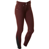 Produktbild von Flags&Cup Reithose Damen Push Up aus Baumwolle Rot Größe 32