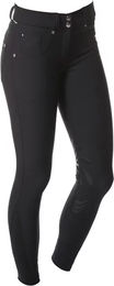 Produktbild von Flags&Cup Reithose Damen Push Up aus Baumwolle Schwarz Größe 42