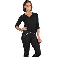Produktbild von Flags&Cup Reithose für Damen aus Baumwolle Cayenne Schwarz