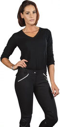 Produktbild von Flags&Cup Reithose für Damen aus Baumwolle Cayenne Schwarz Größe 36