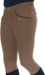 Produktbild von Flags&Cup Reithose für Damen aus Baumwolle in Braun und Beige Größe 42