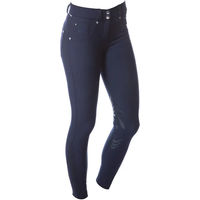Produktbild von Flags&Cup Reithose für Damen mit Push Up Effekt aus Baumwolle Blau Größe 38