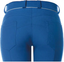 Produktbild von Flags&Cup Reithose für Damen mit Push Up Effekt aus Baumwolle Blau Größe 38