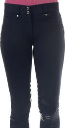 Produktbild von Flags&Cup Reithose Maria für Damen aus Baumwolle Blau Schwarz Größe 34