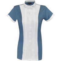 Produktbild von Flags&Cup Reitshirt Damen aus Baumwolle Blau Silber Grösse M