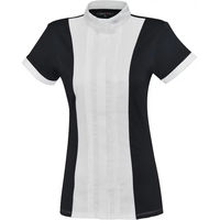 Produktbild von Flags&Cup Reitshirt Damen aus Baumwolle Schwarz Silber Größe S