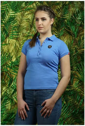 Produktbild von Flags&Cup Reitshirt Damen Blau Größe S