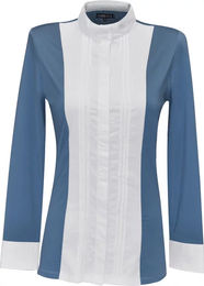 Produktbild von Flags&Cup Reitshirt Damen Langarm Blau aus Baumwolle Größe L