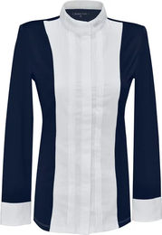 Produktbild von Flags&Cup Reitshirt Damen Langarm Blau Baumwolle 2XS