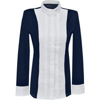 Produktbild von Flags&Cup Reitshirt Damen Langarm Blau Baumwolle 2XS