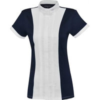 Produktbild von Flags&Cup Reitshirt Diamantina für Damen aus Baumwolle Blau Silber XS