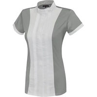 Produktbild von Flags&Cup Reitshirt Diamantina für Damen aus Baumwolle Grau Silber Größe L