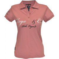 Produktbild von Flags&Cup Reitshirt für Damen aus Baumwolle Rosa Größe M