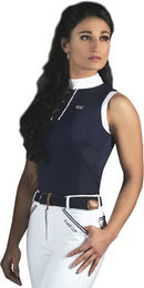 Produktbild von Flags&Cup Reitshirt für Damen Candiba Blau Größe 2XS aus Polyester