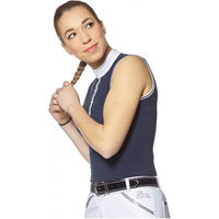 Produktbild von Flags&Cup Reitshirt für Damen Copacabana aus Baumwolle Blau Größe L