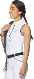 Flags&Cup Reitshirt für Damen Copacabana aus Baumwolle Weiß Größe L – Bild 1 von 1