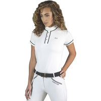 Produktbild von Flags&Cup Reitshirt für Damen in Weiß XL aus Polyester