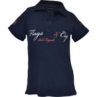 Produktbild von Flags&Cup Reitshirt für Kinder aus Baumwolle Blau Größe 6 Jahre