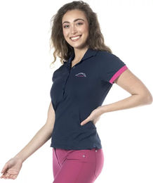 Produktbild von Flags&Cup Reitshirt für Mädchen aus Baumwolle Blau Größe 10 Jahre