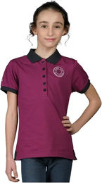 Produktbild von Flags&Cup Reitshirt für Mädchen aus Baumwolle Rosa