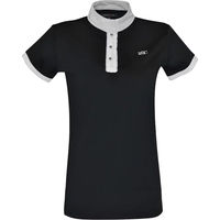 Produktbild von Flags&Cup Reitshirt Polo für Damen Schwarz XS