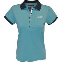 Produktbild von Flags&Cup Reitshirt Santa Lucia für Damen aus Baumwolle in Grün und Türkis Größe L