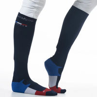 Produktbild von Flags&Cup Reitsocken France Collection Unisex Blau Bunt Größe 36/38