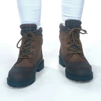Produktbild von Flags&Cup Reitstiefel Soren aus Leder für Damen und Herren in Braun Bunt Größe 42 Wintermodell