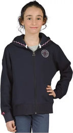 Produktbild von Flags&Cup Reitsweatshirt mit Kapuze und Reißverschluss für Mädchen aus Baumwolle